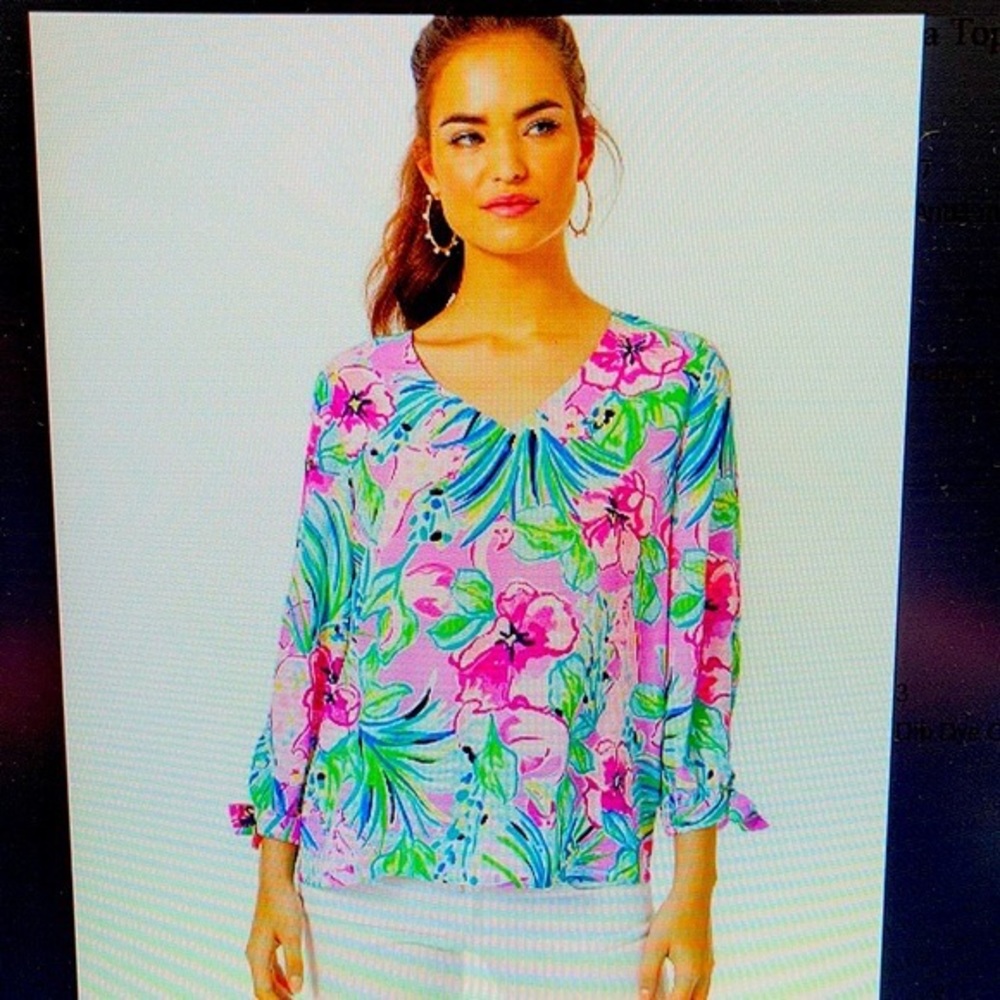 Lilly Pulitzer Pamala Lileeze Top